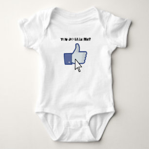 Du magst mich? baby strampler