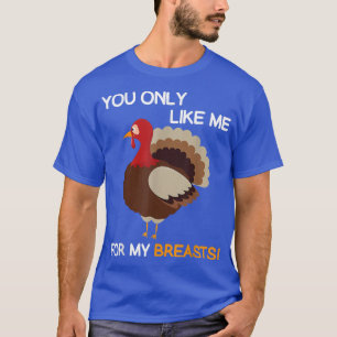 Du magst mich nur für meine Brüste Erntedank Turk T-Shirt