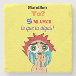 Du Mandilon? Steinuntersetzer