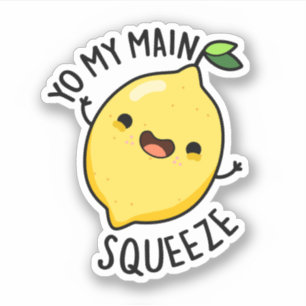 Du mein Haupt Squeeze Funny Lemon Pub Aufkleber