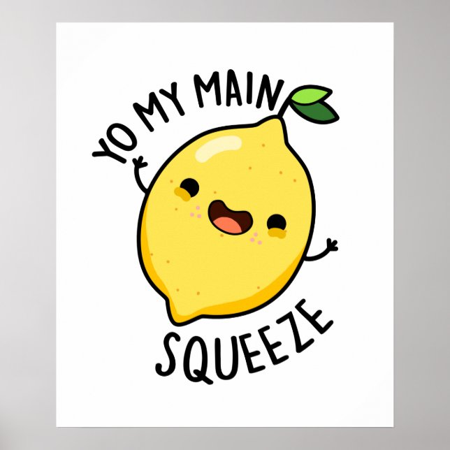 Du mein Haupt Squeeze Funny Lemon Pub Poster (Vorne)