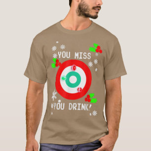Du Miss Game, du trinkst Spiel hässlich Weihnachte T-Shirt