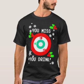 Du Miss Game, du trinkst Spiel hässlich Weihnachte T-Shirt