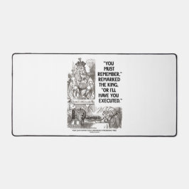 Du musst dich daran erinnern, oder ich lasse dich  schreibtischunterlage