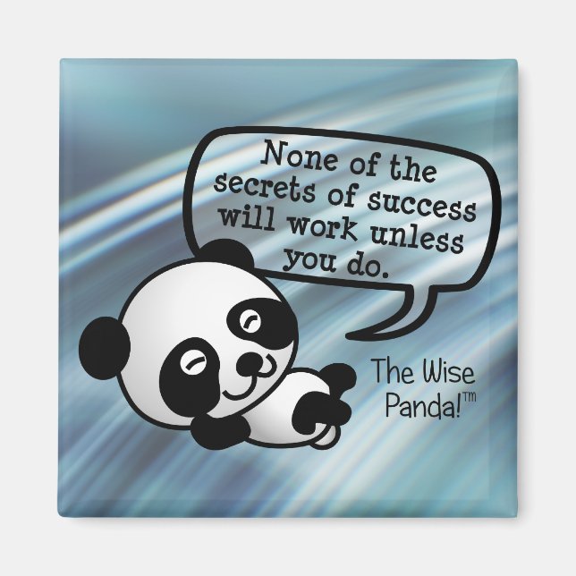 Du musst hart für Erfolg arbeiten Magnet (Vorne)