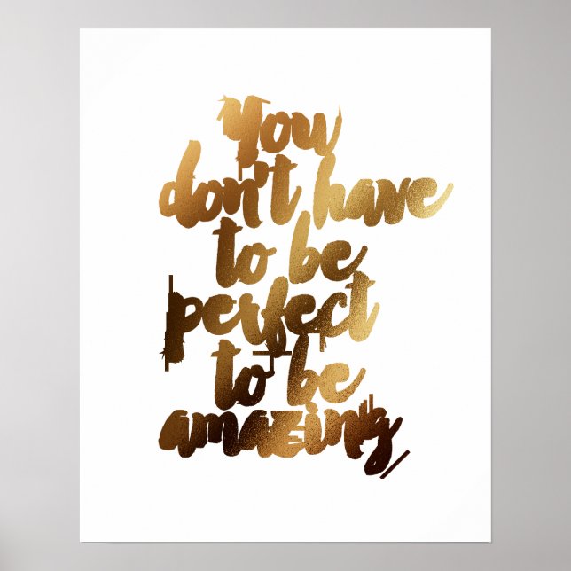"Du musst nicht perfekt sein, um Phantastisch zu s Poster (Vorne)