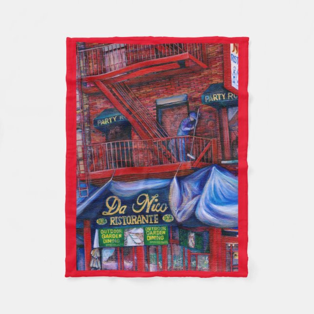  du nicht rote Farbe? Fleecedecke (Vorderseite)