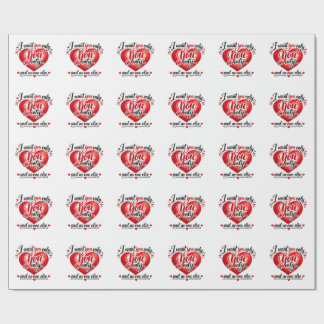 Du Nur ❤️ Geschenkpapier