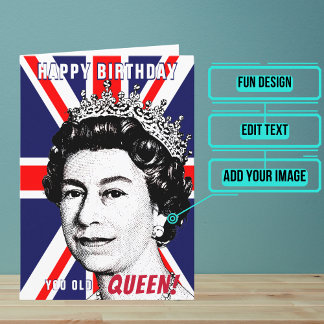 Du Old Queen Gay Happy Birthday Karte