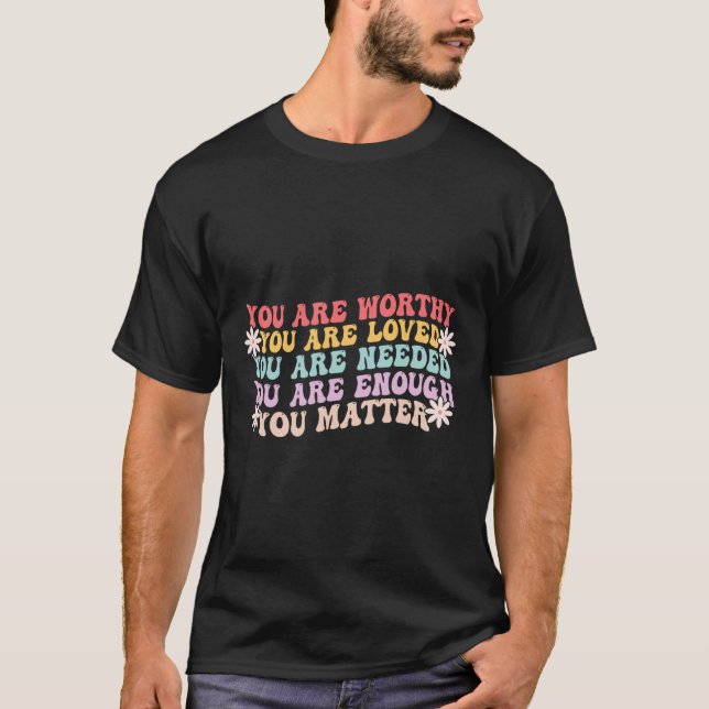 Du Problem Freundlichkeit Sei nett Groovy Psychisc T-Shirt (Vorderseite)