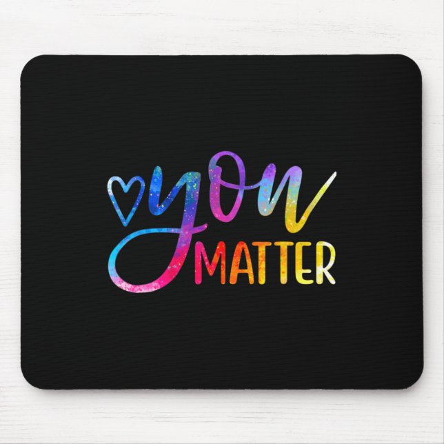 Du Problem - Psychische Gesundheit Bewusstsein Ins Mousepad (Vorne)