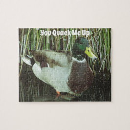Du Quack Me Up Lake Waterfowl Foto Mallard Ente Puzzle