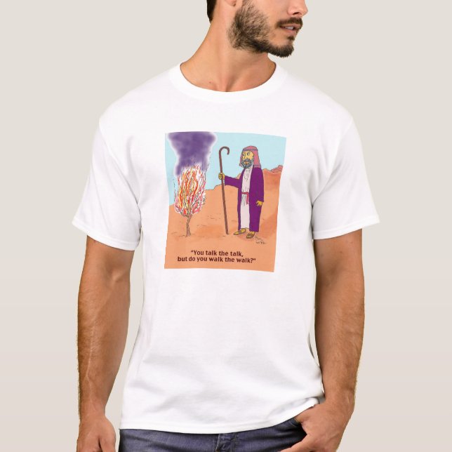 "Du redest den Vortrag, aber läufst du den Spazier T-Shirt (Vorderseite)