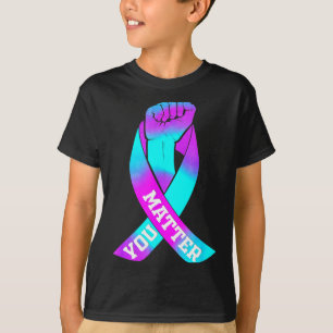Du Ribbon - Suizidbewusstsein  T-Shirt