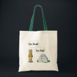 Du Rock, du regierst Tragetasche<br><div class="desc">Ein lustiges Design mit einem Lineal und einem Rock mit Zitaten aus dem Sprichwort "You Rule!" und "You Rock!" Ein Klassiker,  den es wert ist,  behalten zu werden!</div>