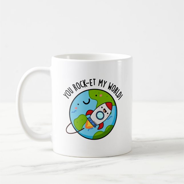 Du Rock et my World Funny Rocket Pub Kaffeetasse (Links)