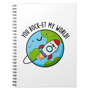 Du Rock et my World Funny Rocket Pub Notizblock