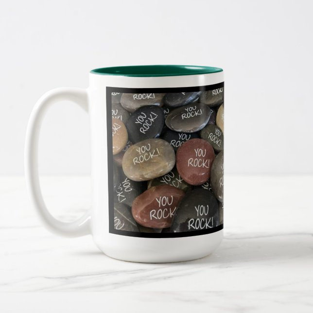 Du Rock! Zweifarbige Tasse (Links)
