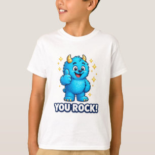 Du Rockst Blaues Monster Daumen Hoch Superstar T-Shirt