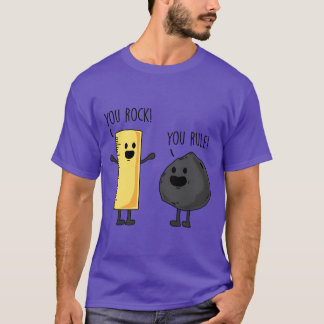 Du rockst Du regierst Lustiger Cartoon T-Shirt