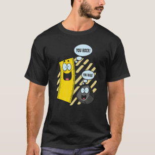 Du rockst Du regierst Memes Lineal und Radiergumm T-Shirt