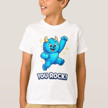 Du Rockst Jumping Blue Monster Feier