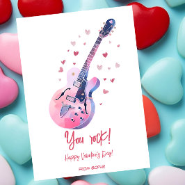 Du rockst lustig Valentinstag Feiertagskarte