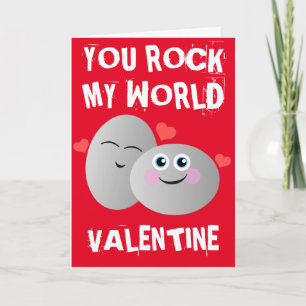 Du rockst meine Welt Valentinstag-Grußkarte Feiertagskarte