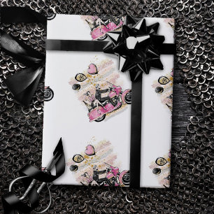 Du rockst meine Welt Verallgemeinerung von Motor Geschenkpapier