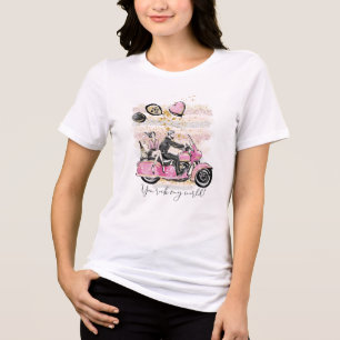 Du rockst meine Welt Verallgemeinerung von Motor Tri-Blend Shirt