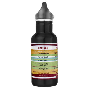 "Du sagst/Gott sagt" Inspirationsbibliotheken Trinkflasche