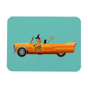 Du sagst Hexe wie ein schlechtes Halloween-Spaß Magnet