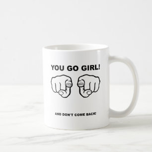 Du schaffst das lustiger Becher Tasse