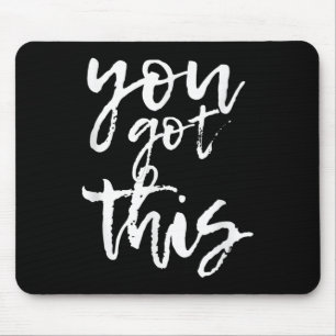 Du Schaffst Das Motivierend Und Positiv  Mousepad