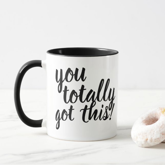 Du schaffst das total! tasse (Mit Donut)