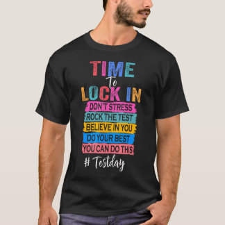 Du Schaffst Diesen Testtag Bundesstaates-Testzeit T-Shirt