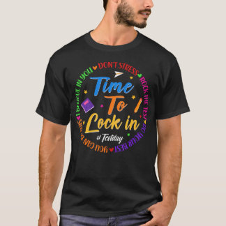 Du schaffst diesen Testtag Staatliche Prüfung Zeit T-Shirt