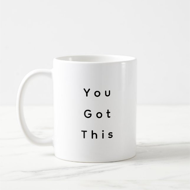 Du Schaffst Es Motivationskaffeetasse Kaffeetasse (Links)