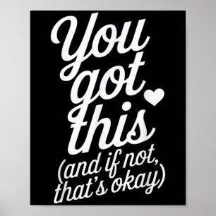 Du Schaffst Es Motivationszitat Design  Poster