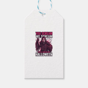 Du schreist wir Halloween Ghostface blutiges Messe Geschenkanhänger