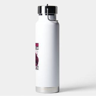 Du schreist wir Halloween Ghostface blutiges Messe Trinkflasche