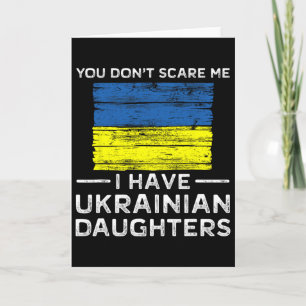 Du schüchterst mich nicht ein, ich habe ukrainisch karte