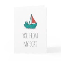 Du schwimmend mein Boot