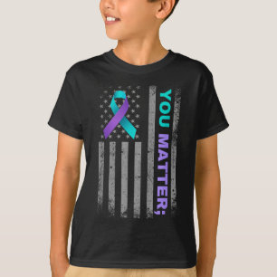 Du Selbstmordpräventionsbewusstsein Amerikanische  T-Shirt