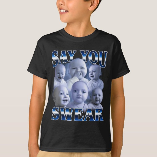 Du Shirt Ai Baby Meme Fluch Meme (Vorderseite)