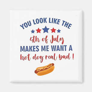 Du siehst aus, als ob der 4. Juli mich Will Magnet