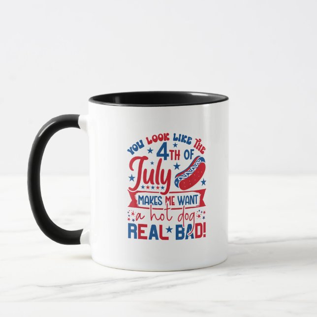 Du siehst aus, als ob der 4. Juli mich Will Tasse (Links)