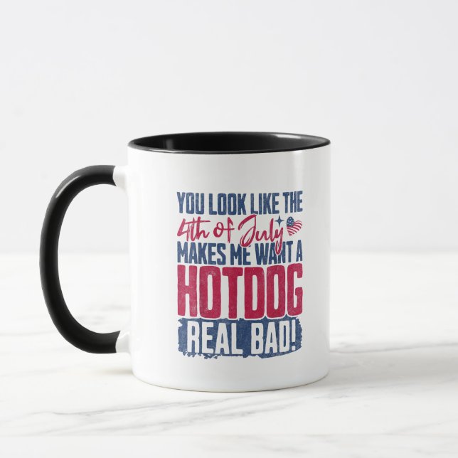 Du siehst aus, als ob der 4. Juli mich Will Tasse (Links)