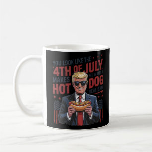 Du siehst aus, als ob ich am 4. Juli einen heißen Kaffeetasse