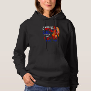 Du siehst aus wie der 4. Juli American Hot Dog 4. Hoodie